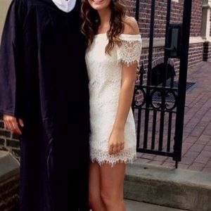 Off the shoulder Top Shop dress